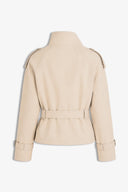 Marlen Short Trenchcoat - Beige