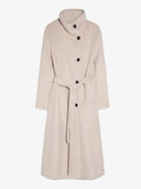 Long Coat Wool Cream