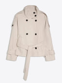 Short Wool Trenchcoat - Beige
